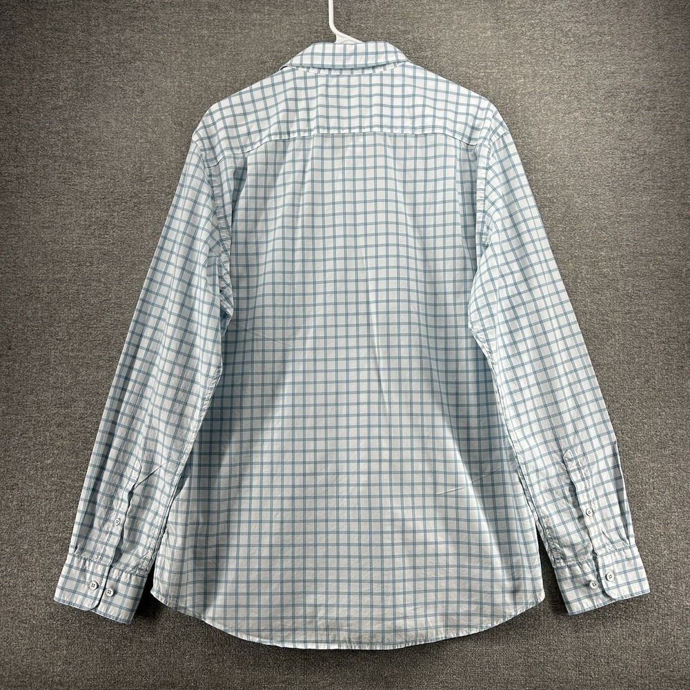 Rodd & Gunn Sports Fit Long Sleeve Shirt Men Size XL White Blue Plaid - Picture 3 of 8